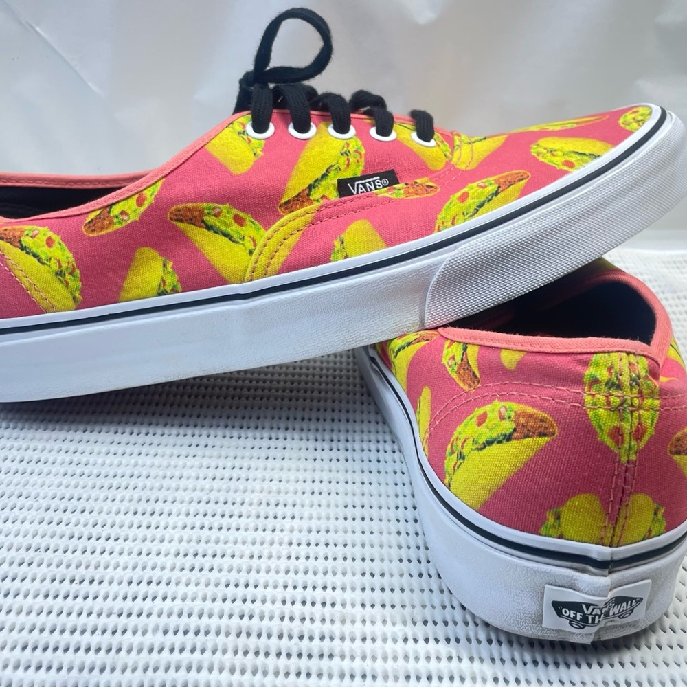 Vans Authentic "Late Night" Coral Taco sneaker USA Man Size (11) - Girls (9.5